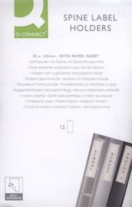 Obrazek Kieszeń samoprzylepna Q-CONNECT na etykiety 35x102mm 10 sztuk