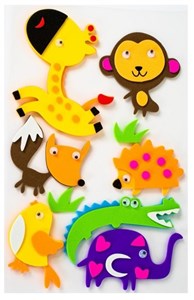 Bild von Naklejki papierowe 3D - Zwierzęta