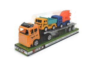 Obrazek Ciężarówka z lawetą i pojazdami