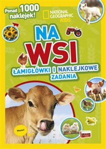 Obrazek National Geographic Kids. Na wsi. Łamigłówki i naklejkowe zadania