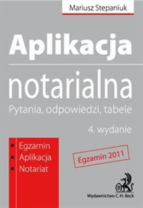 Bild von Aplikacja notarialna Pytania, odpowiedzi, tabele. Egzamin 2011