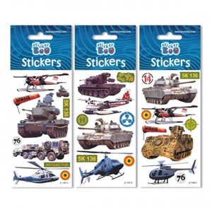 Obrazek Naklejki Sticker BOO silver military