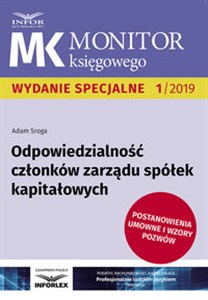 Obrazek Odpowiedzialność członków zarządu spółek kapitałowych Postanowienia umowne i wzory pozwów