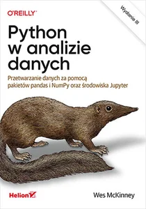 Obrazek Python w analizie danych. Przetwarzanie danych za pomocą pakietów pandas i NumPy oraz środowiska Jupyter.