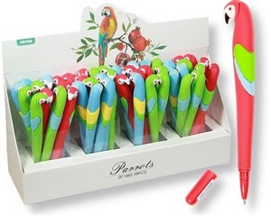Obrazek Długopis parrot mix (48szt)