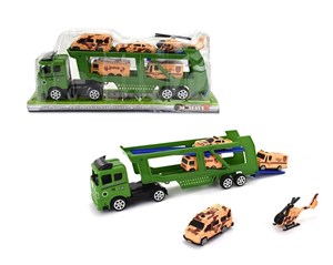 Bild von Ciężarówka z lawetą i pojazdami