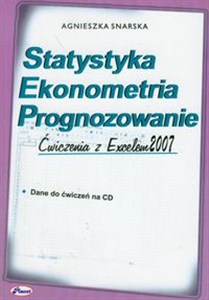 Obrazek Statystyka Ekonometria Prognozowanie Ćwiczenia z Excelem 2007 z płytą CD