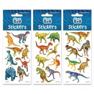 Bild von Naklejki Sticker BOO silver dinozaury