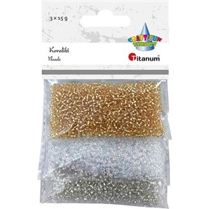 Obrazek Koraliki plastikowe 15g