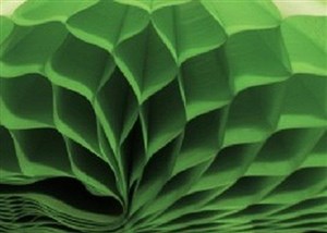 Bild von Bibuła przestrzenna zielona 23x33cm