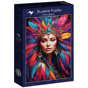 Obrazek Puzzle 1000 Indiańska piękność