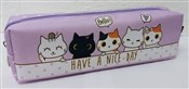 Pokaż szczegóły dla Piórnik YM9336 tuba mała Kotki fiolet Polnische buch : Piórnik YM...
