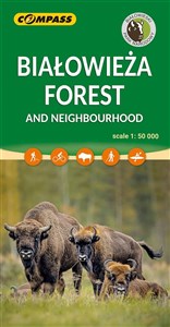 Obrazek Białowieża Forest and Neighbourhood. Tourist map scale 1:50 000