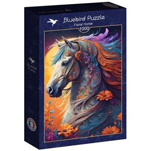 Obrazek Puzzle Koń pełen kolorów