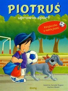 Obrazek Piotruś uprawia sport Książeczka z naklejkami