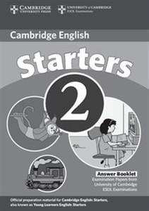 Bild von Cambridge English Starters 2 Answer Booklet