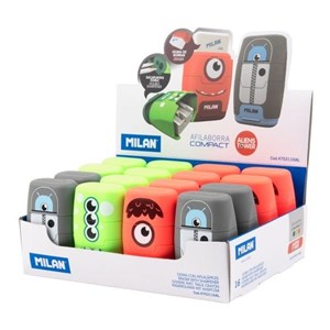 Bild von Temperówko-gumka Compact Aliens (16szt) MILAN