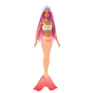 Obrazek Barbie Lalka Syrenka Pomarańczowy ogon HRR05