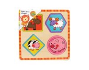 Bild von Układanka drewniana z pinezkami Zwierzęta gospodarskie