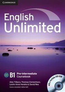 Bild von English Unlimited Pre-intermediate Coursebook + DVD