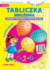 Obrazek Tabliczka mnożenia z plakatem Zabawy i ćwiczenia matematyczne