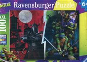 Obrazek Puzzle 100 XXL Żółwie Ninja kontra Shredder