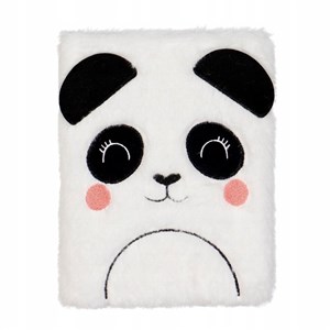 Bild von Notes A5/80K kratka Panda pluszowy