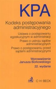 Bild von Kodeks postępowania administracyjnego Ustawa o postępowaniu egzekucyjnym w administracji Prawo o ustroju sądów administracyjnych Prawo o postępowaniu sądami administracyjnymi