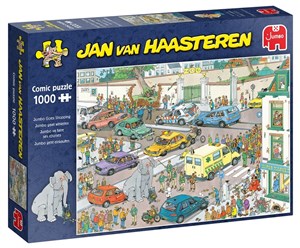 Obrazek Puzzle 1000 Jumbo idzie na zakupy