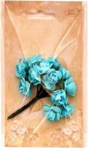 Bild von Różyczki papierowe 12szt niebieskie