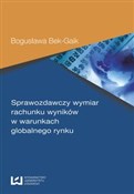 Sprawozdaw... - Bogusława Bek-Gaik - Ksiegarnia w niemczech