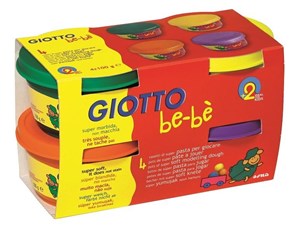Obrazek Giotto be-be Ciastolina 4x100g