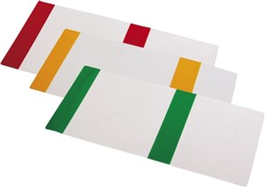 Bild von Okładka na zeszyt PVC z regulacją X 25 sztuk 24,50x43,00 (OR-4) Okładka na zeszyt Panta Plast (OR4)