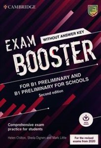 Bild von Exam Booster for B1 Preliminary and B1 Preliminary for Schools without Answer Key with Audio for the Revised 2020 Exams
