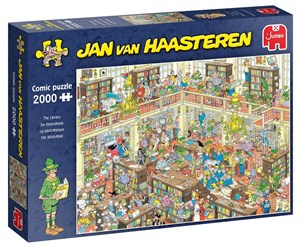 Bild von Puzzle 2000 Haasteren Biblioteka G3