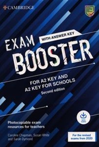 Bild von Exam Booster for A2 Key and A2 Key for Schools with Answer Key with Audio for the Revised 2020 Exams