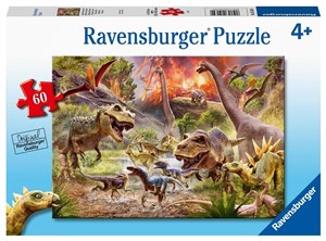 Obrazek Puzzle 60 Dinozaury