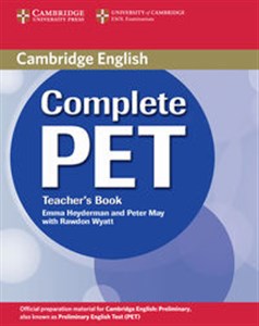 Obrazek Complete PET Teacher's Book