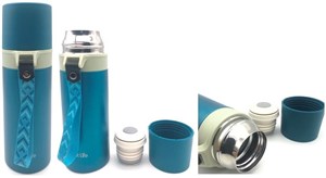 Obrazek Termos próżniowy 350ml Niebieski FRESH