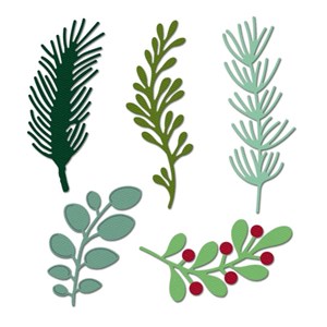 Bild von Zestaw wykrojników - Leśne gałązki 5szt