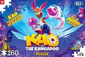 Bild von Puzzle 160  Kids Kao the Kangaroo Kao is back