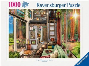 Bild von Puzzle 1000 Domek w lesie