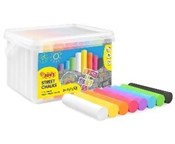 Pokaż szczegóły dla Kreda chodnikowa kolorowa 48 sztuk Polska książka : Kreda chod...