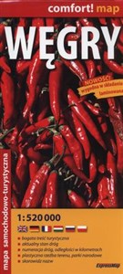 Bild von Węgry 1:520 000 - laminowana mapa samochodowa