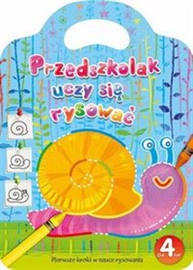 Obrazek Przedszkolak uczy się rysować