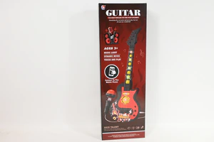 Bild von Gitara z mikrofonem światło i dźwięk
