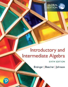 Bild von BITTINGER, M: INTRODUCTORY AND INTERMEDIATE ALGEBRA, GLOBAL