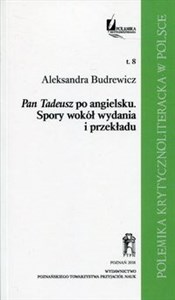 Bild von Pan Tadeusz po angielsku Spory wokół wydania i przekładu