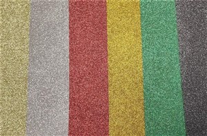 Bild von Wycinanka A4/6K brokatowa rubin