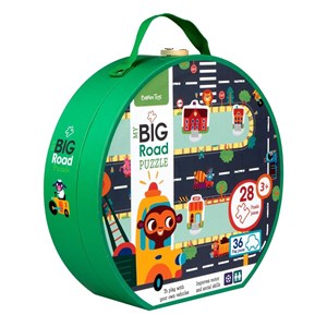 Obrazek Puzzle podłogowe w walizce wielka droga 100el